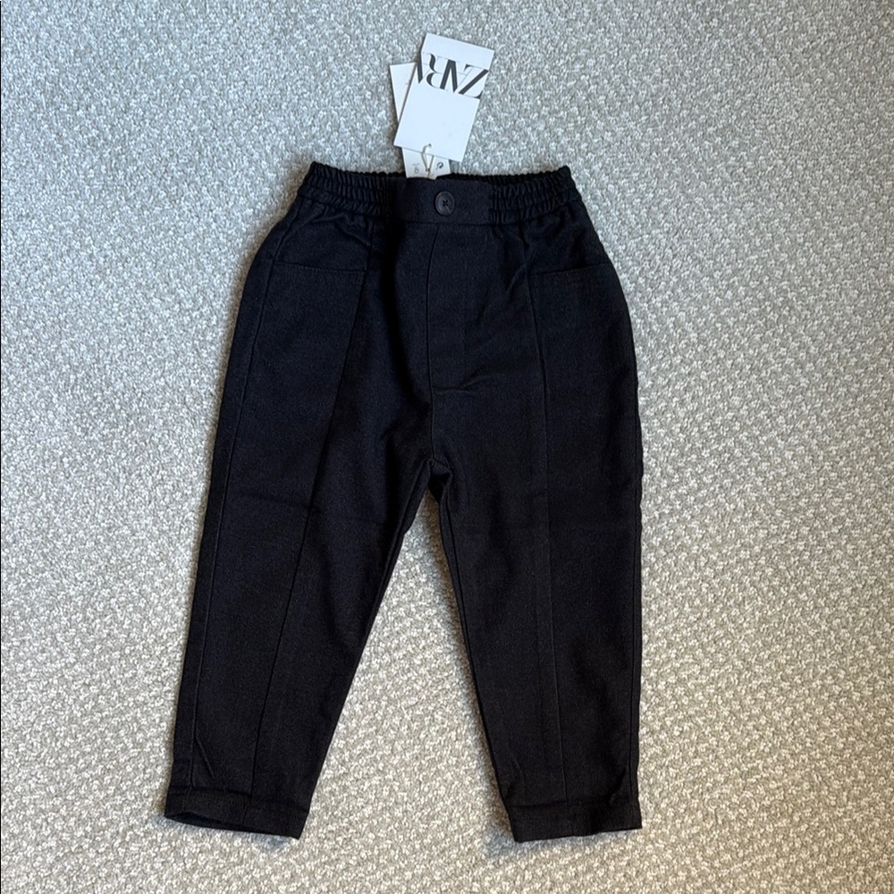 New with tags Zara toddler 2-3 years black pants